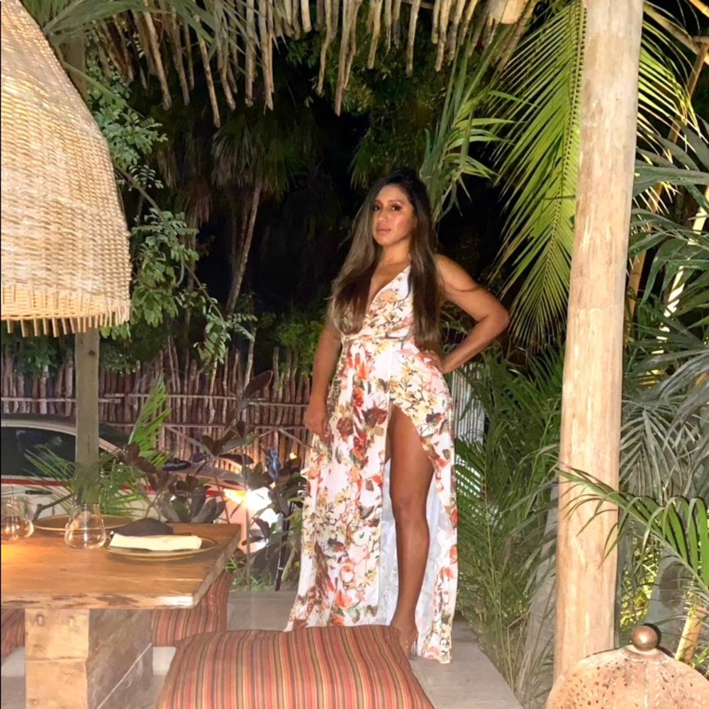 Floral maxi dress